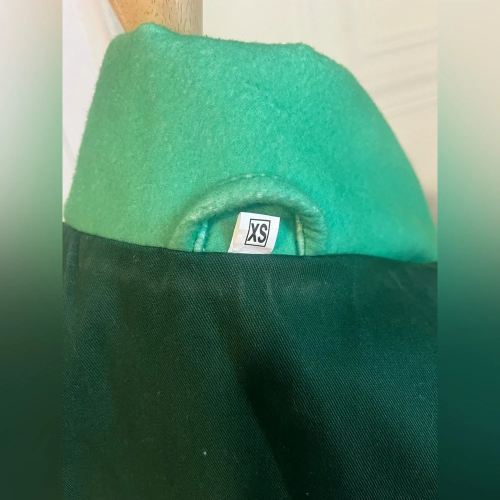 Blair Waldorf Inspired Green Sleeveless Jacket Rare Gossip Girl Style - Picture 13 of 15